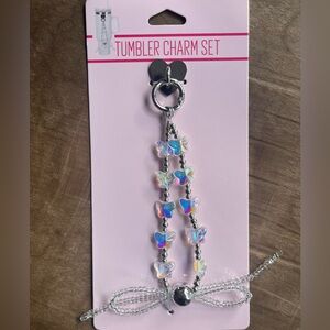 Butterfly Tumbler Charm Set